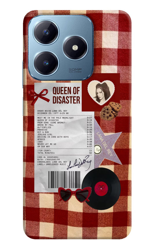 Queen of Disaster Realme Narzo N63 Hard Case Back Cover by Casekaro