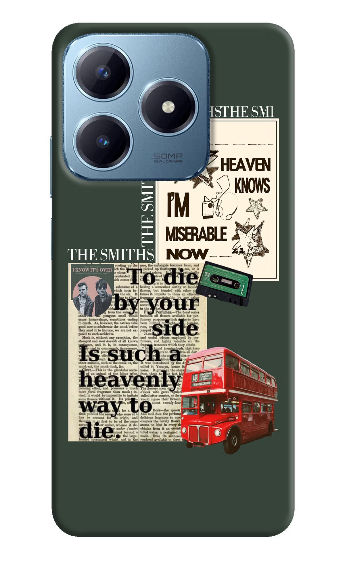 The Smiths Realme Narzo N63 Hard Case Back Cover by Casekaro
