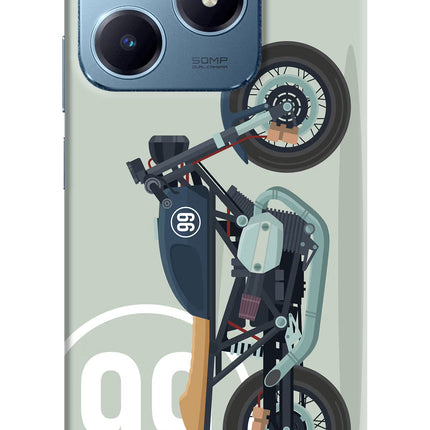 Classic Cafe Racer 99 Realme Narzo N63 Hard Case Back Cover by Casekaro