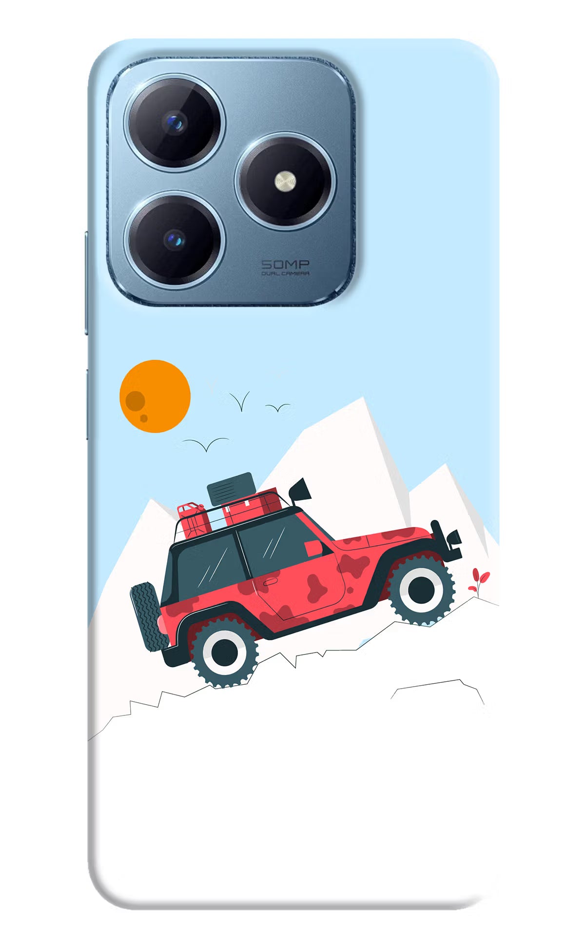 Mountain Trail Beast Realme Narzo N63 Hard Case Back Cover by Casekaro