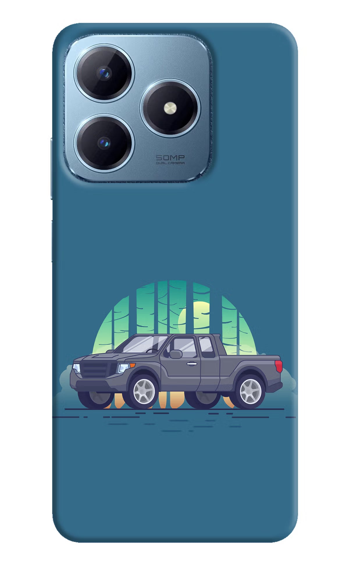 Retro Garage Vibe Realme Narzo N63 Hard Case Back Cover by Casekaro