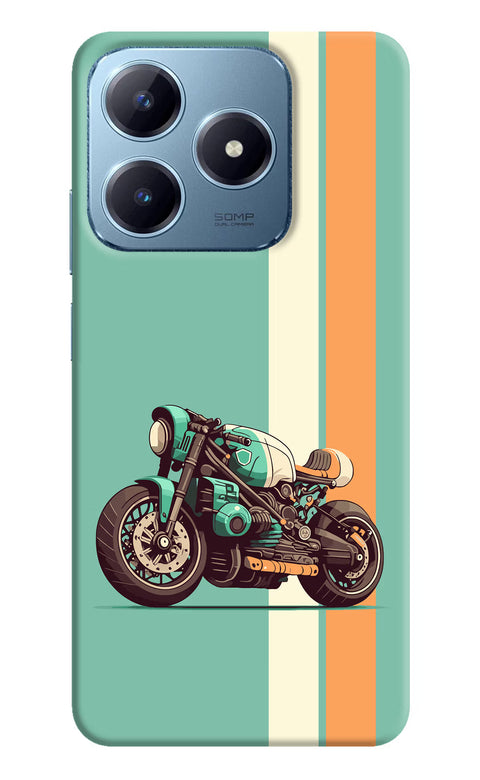 Striped Moto Drift Realme Narzo N63 Back Cover