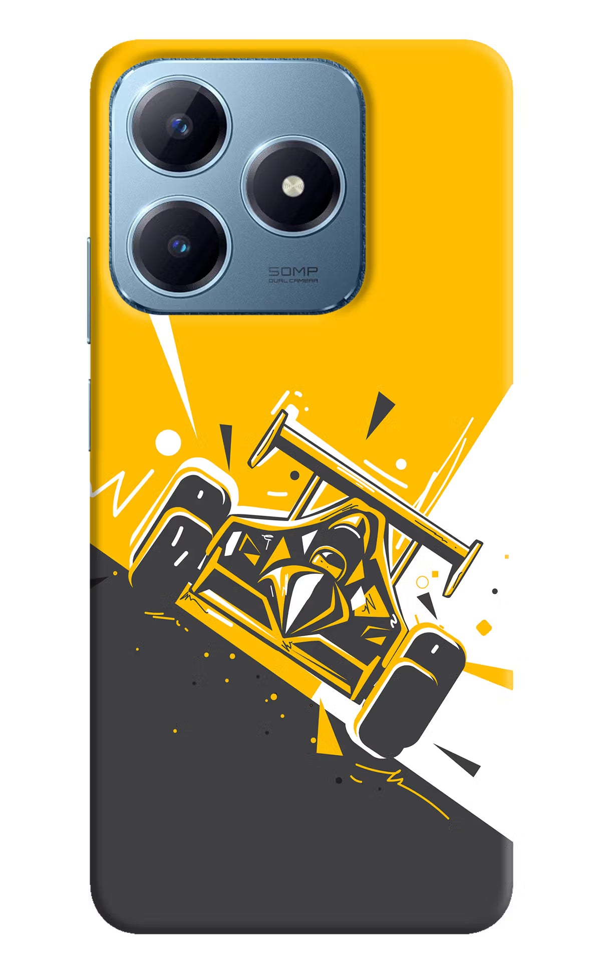 Track King Realme Narzo N63 Hard Case Back Cover by Casekaro