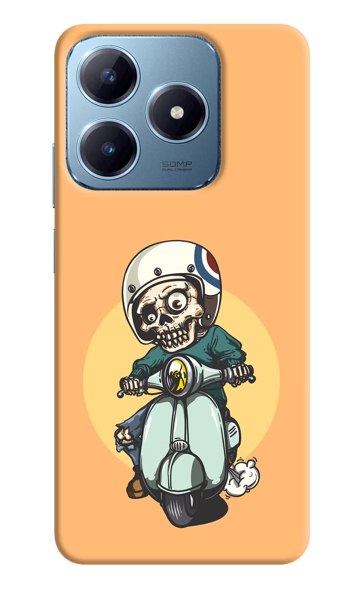 Undead Biker Realme Narzo N63 Hard Case Back Cover by Casekaro
