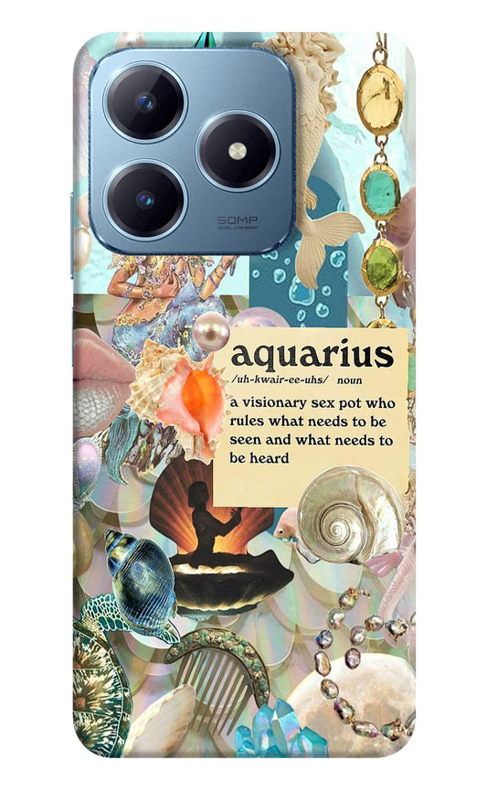 Aquarius Zodiac Realme Narzo N63 Hard Case Back Cover by Casekaro