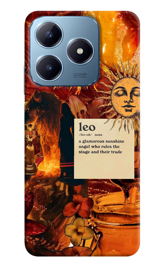 Leo Zodiac Realme Narzo N63 Hard Case Back Cover by Casekaro