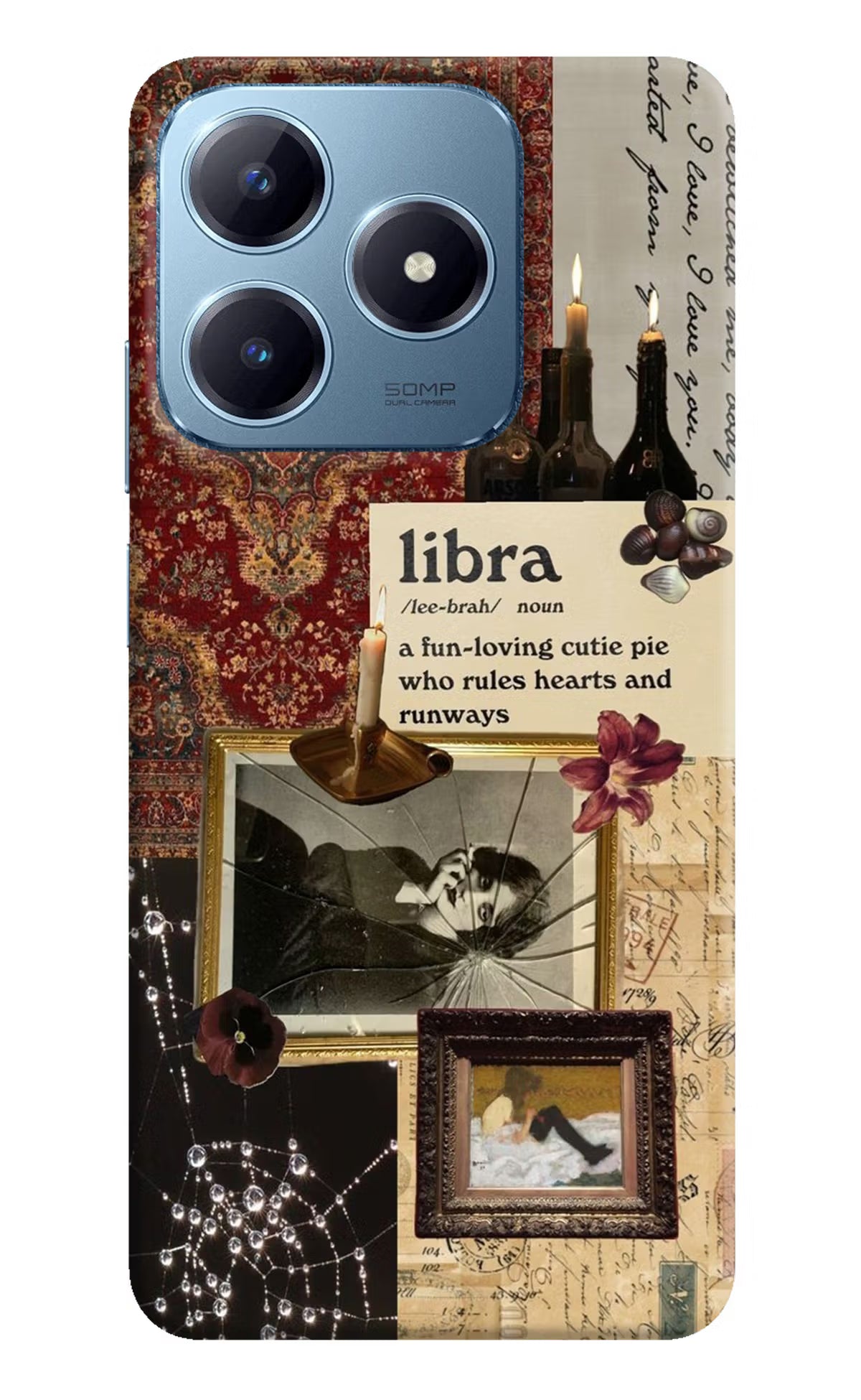 Libra Zodiac Realme Narzo N63 Hard Case Back Cover by Casekaro