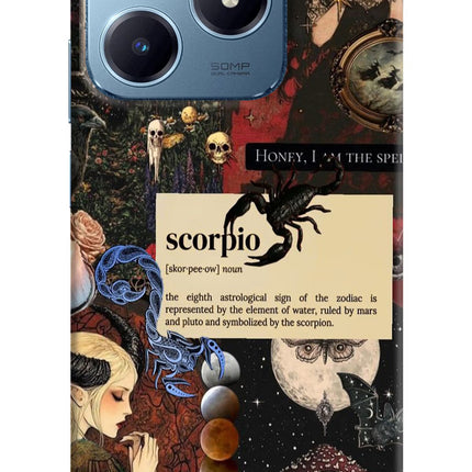 Scorpio Zodiac Realme Narzo N63 Hard Case Back Cover by Casekaro