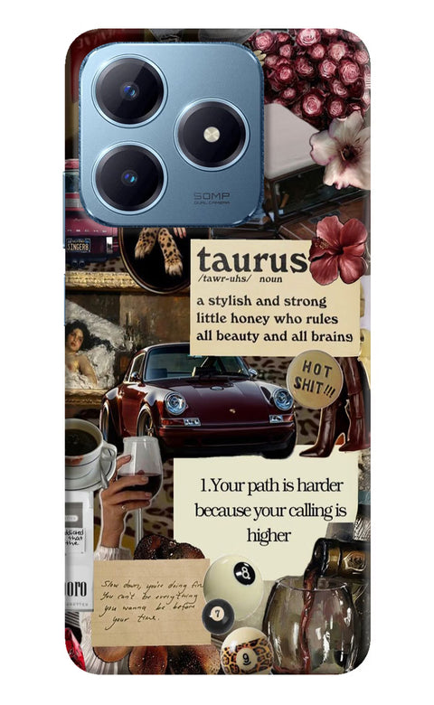 Taurus Zodiac Realme Narzo N63 Back Cover