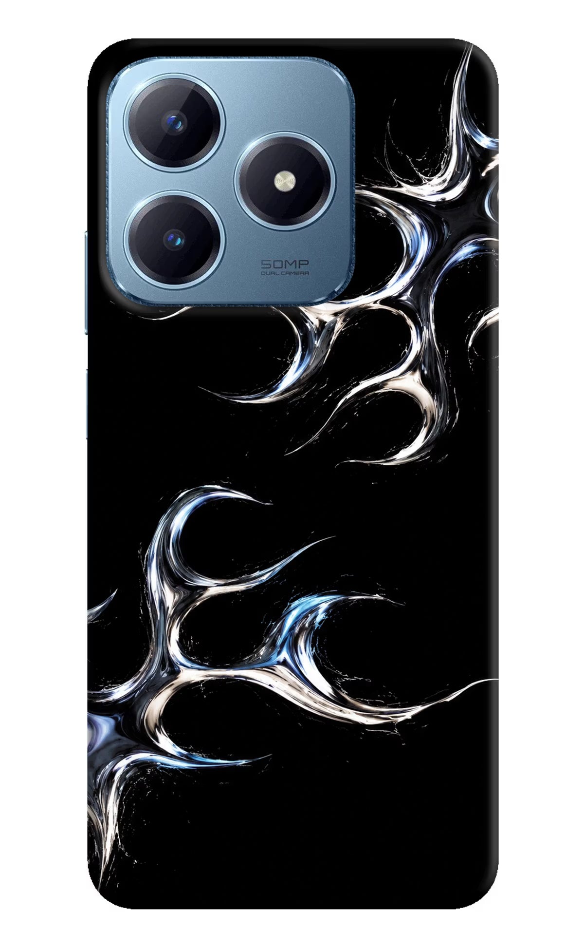 Chrome Tribal Realme Narzo N63 Hard Case Back Cover by Casekaro