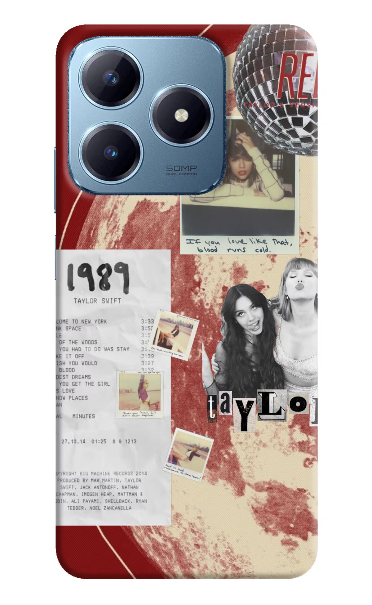 Taylor Swift Realme Narzo N63 Back Cover