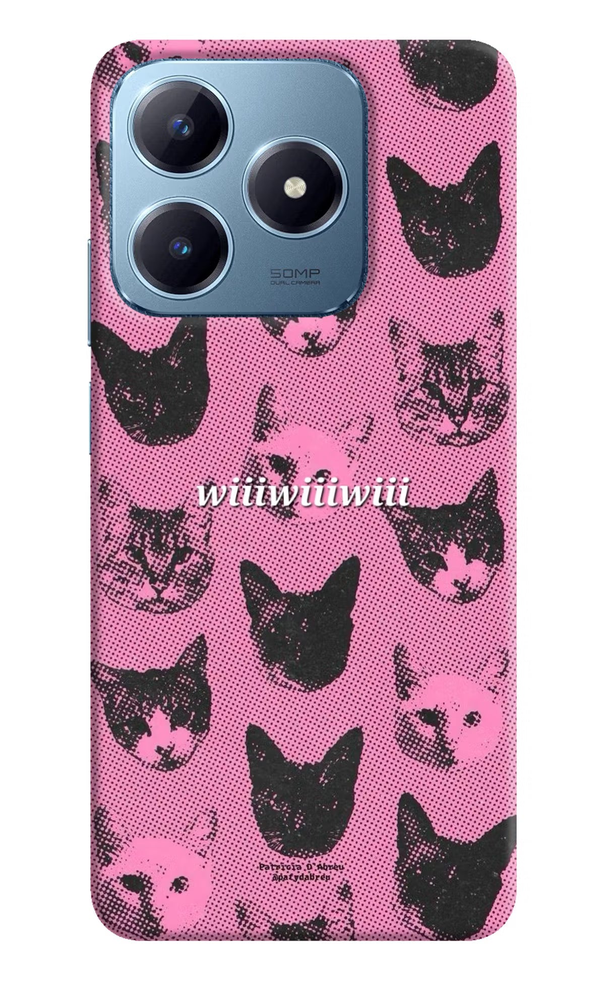 Pink Cats Realme Narzo N63 Back Cover