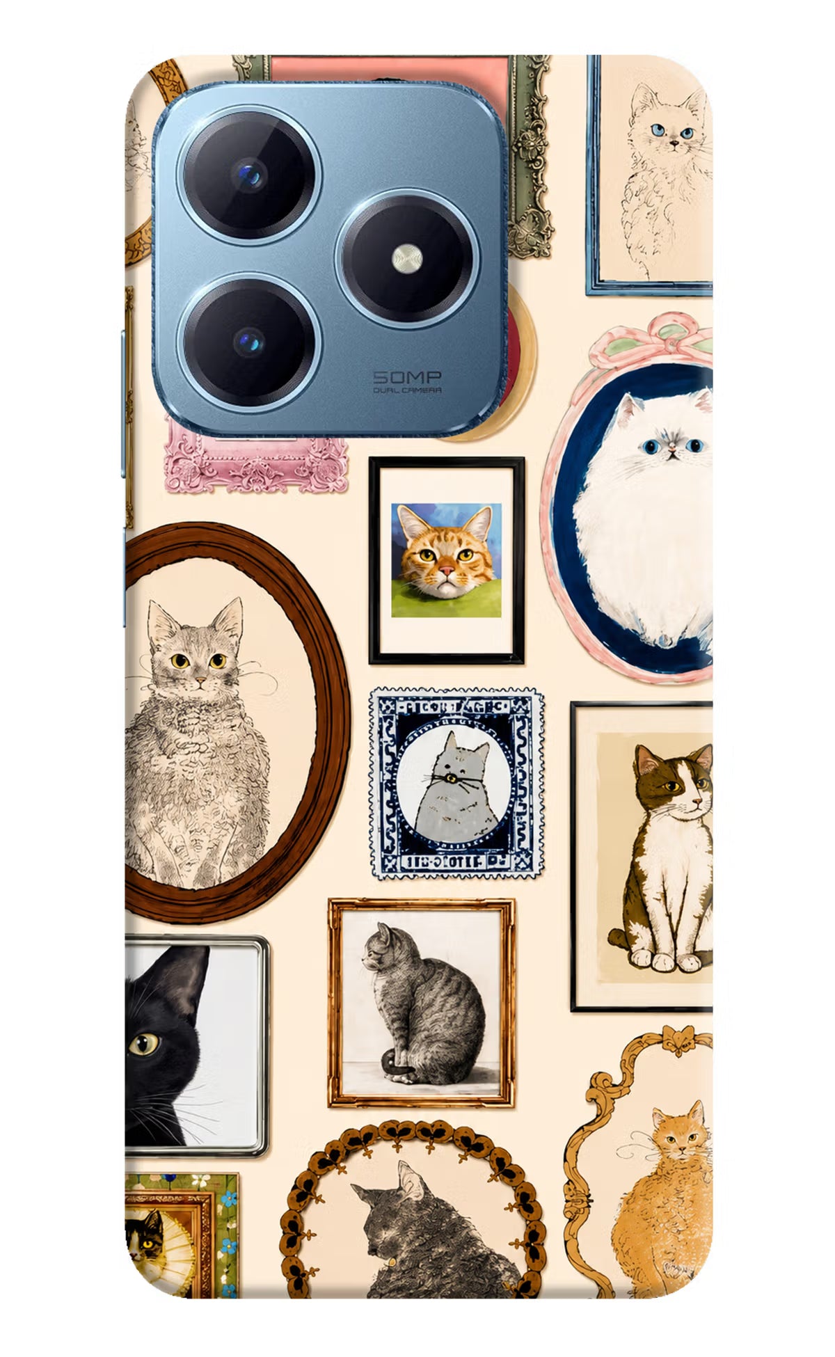 Mirror Cats Realme Narzo N63 Back Cover