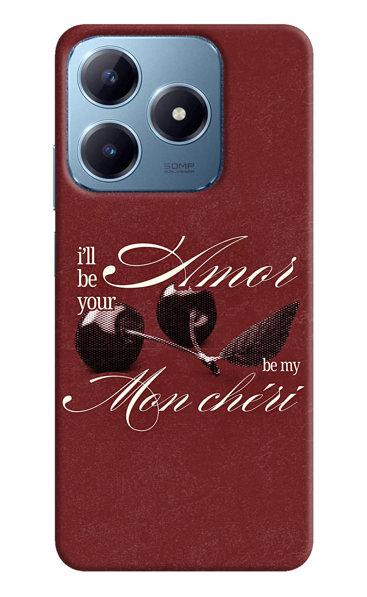 Velvet Cherry Realme Narzo N63 Back Cover
