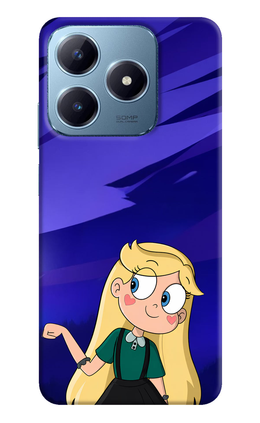 Star Glow Realme Narzo N63 Back Cover, Hard case