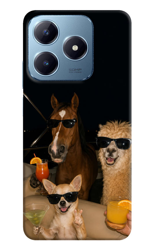 Party Squad Realme Narzo N63 Hard Case Back Cover by Casekaro