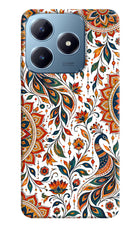 White Mayura Realme Narzo N63 Hard Case Back Cover by Casekaro