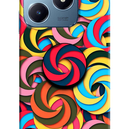 Spiral Pattern Realme Narzo N63 Pop Case by Casekaro