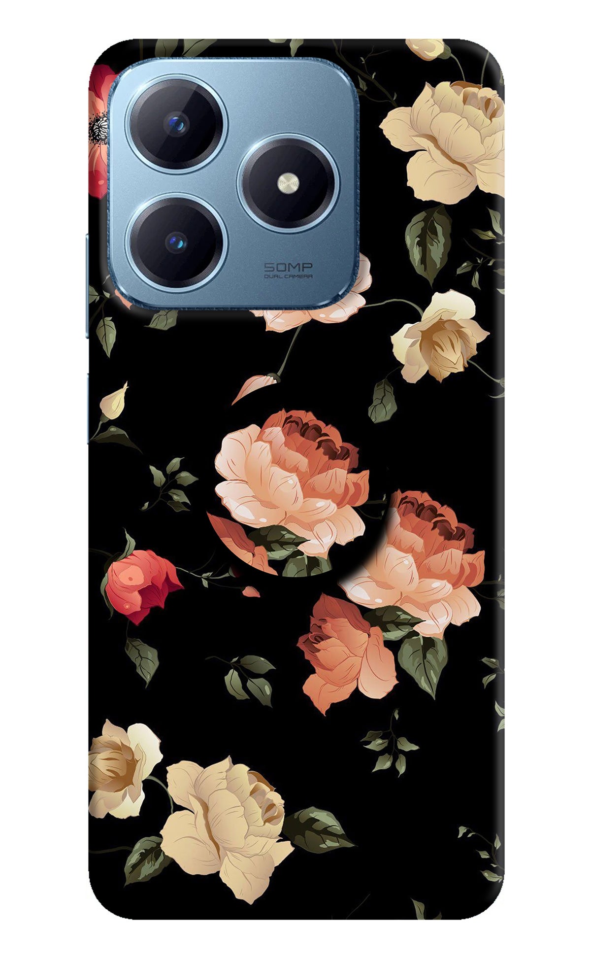 Flowers Realme Narzo N63 Pop Case