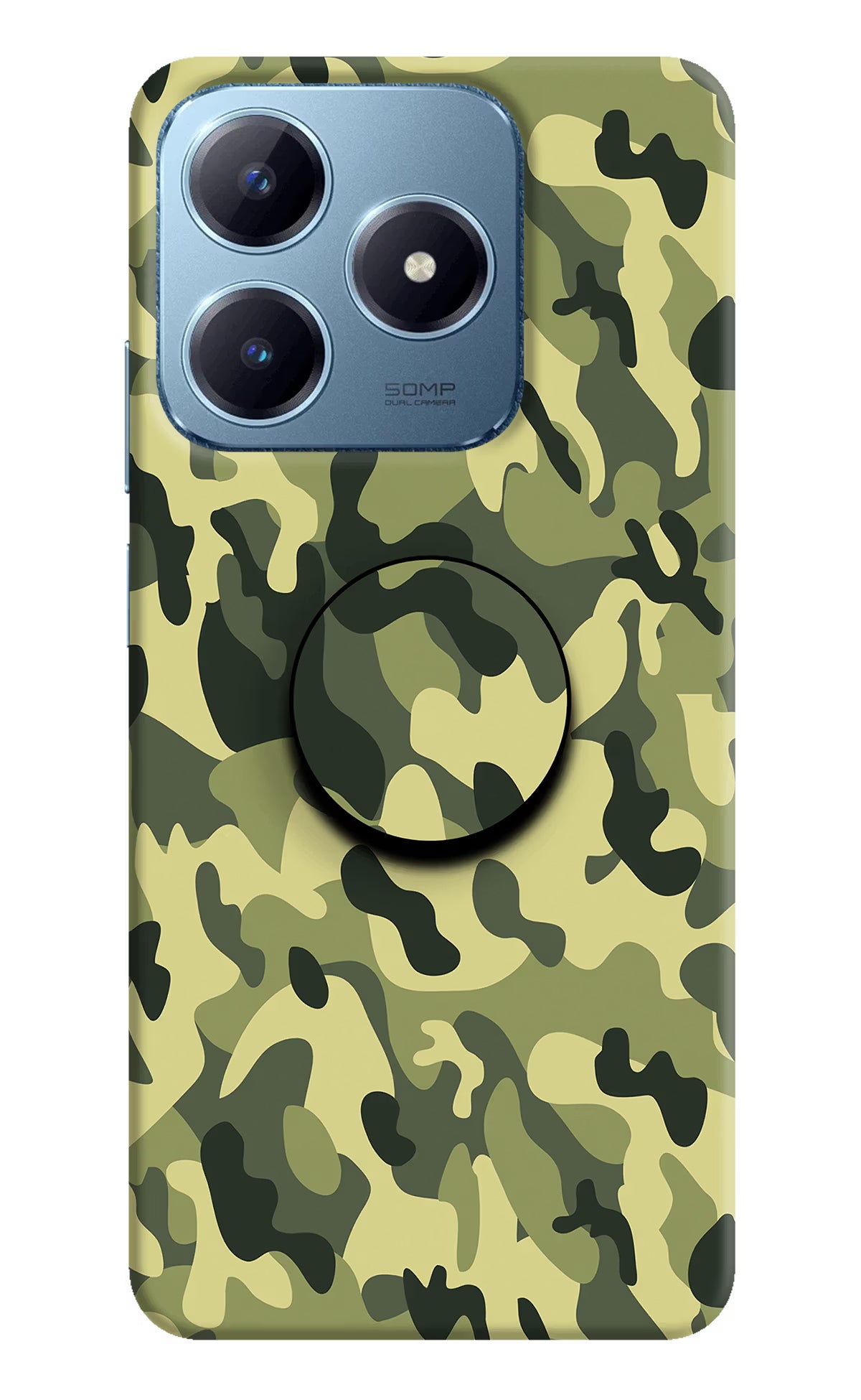 Camouflage Realme Narzo N63 Pop Case by Casekaro