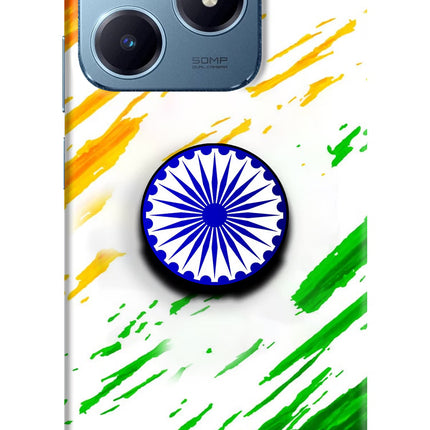 Indian Flag Ashoka Chakra Realme Narzo N63 Pop Case by Casekaro