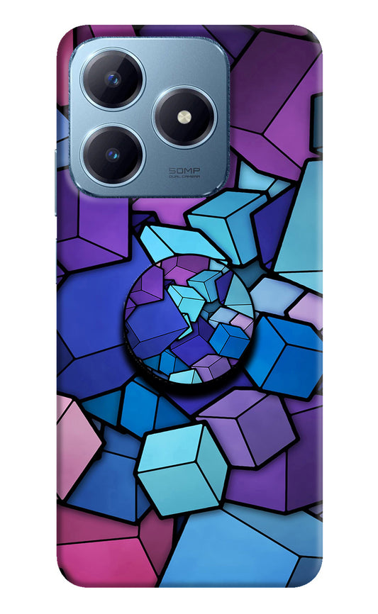 Cubic Abstract Realme Narzo N63 Pop Case