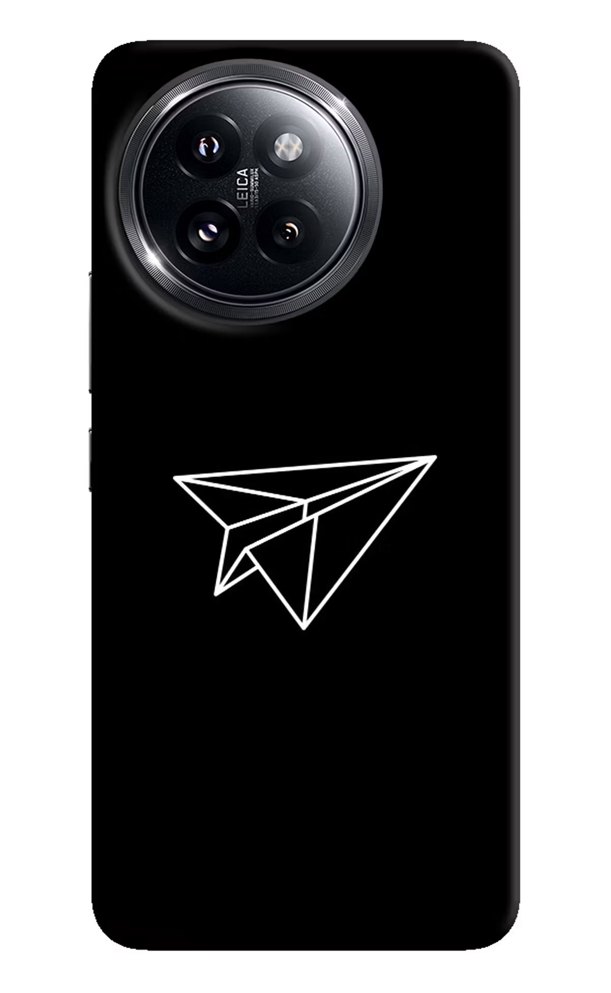 Paper Plane White Xiaomi 14 Civi Hard Case Back Cover by Casekaro