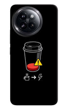 Coffee Xiaomi 14 Civi Hard Case Back Cover by Casekaro