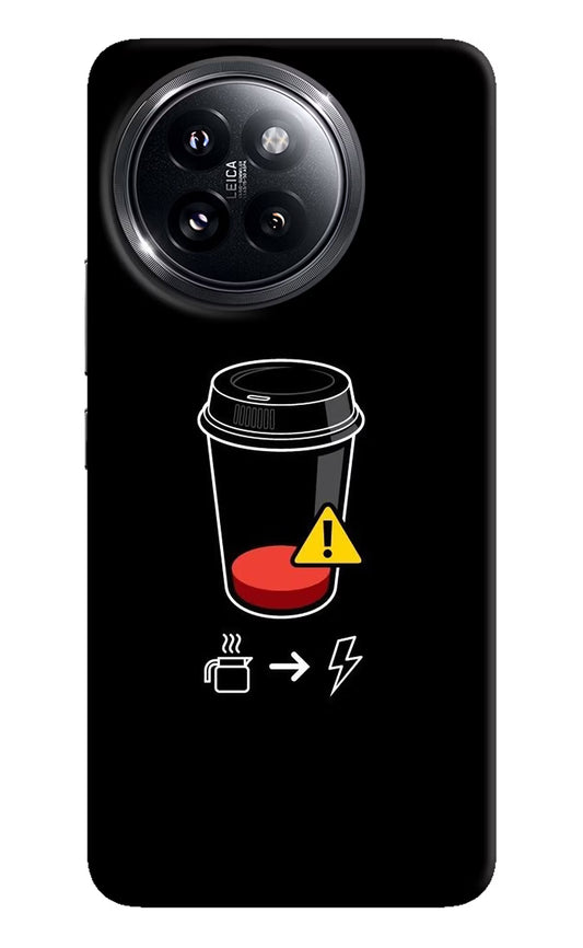 Coffee Xiaomi 14 Civi Hard Case Back Cover by Casekaro
