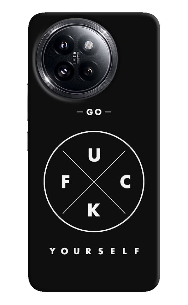 Go Fuck Yourself Xiaomi 14 Civi Hard Case Back Cover by Casekaro