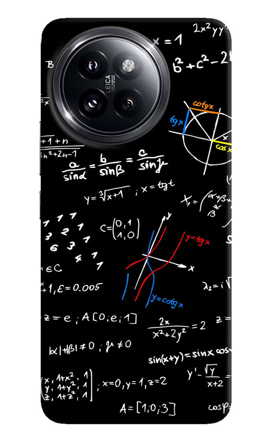 Mathematics Formula Xiaomi 14 Civi Hard Case Back Cover by Casekaro