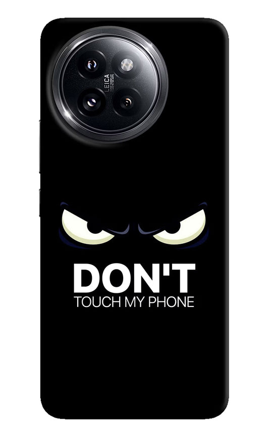 Don'T Touch My Phone Xiaomi 14 Civi Hard Case Back Cover by Casekaro