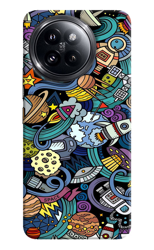 Space Abstract Xiaomi 14 Civi Hard Case Back Cover by Casekaro