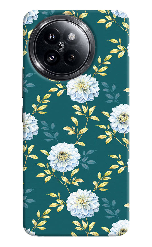 Flowers Xiaomi 14 Civi Hard Case Back Cover by Casekaro