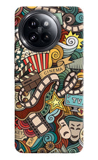 Cinema Abstract Xiaomi 14 Civi Hard Case Back Cover by Casekaro