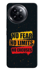 No Fear No Limits No Excuse Xiaomi 14 Civi Hard Case Back Cover by Casekaro