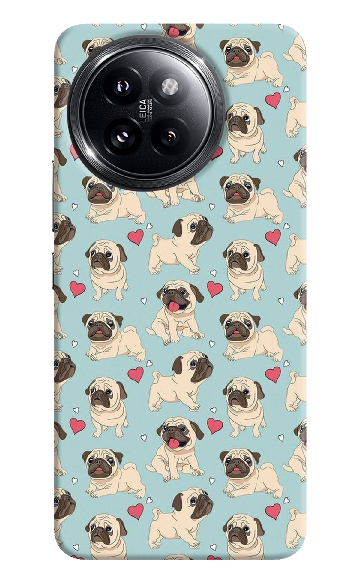 Pug Dog Xiaomi 14 Civi Back Cover