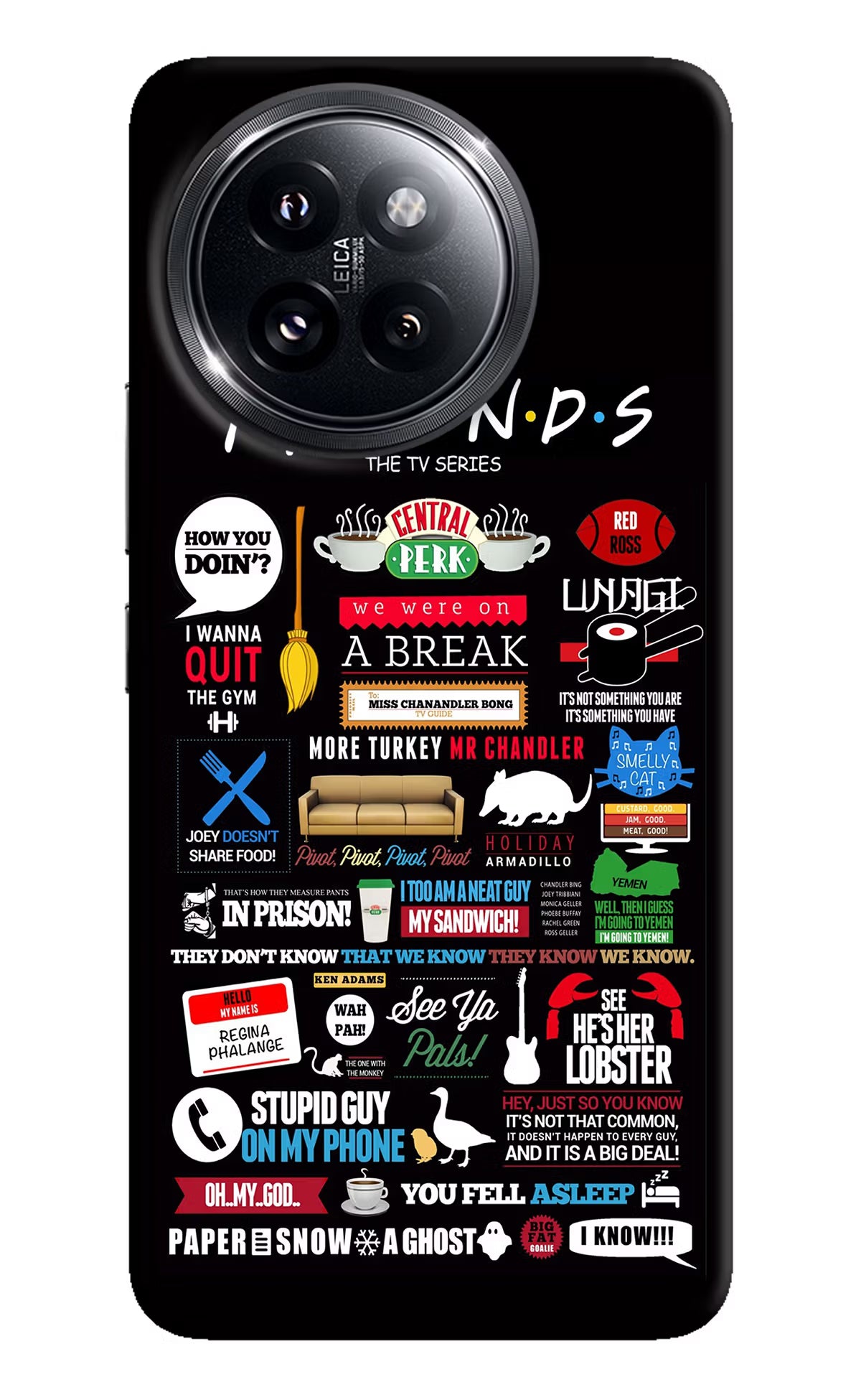 FRIENDS Xiaomi 14 Civi Hard Case Back Cover by Casekaro