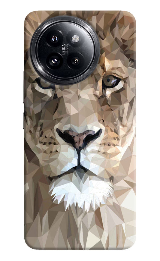 Lion Art Xiaomi 14 Civi Hard Case Back Cover by Casekaro