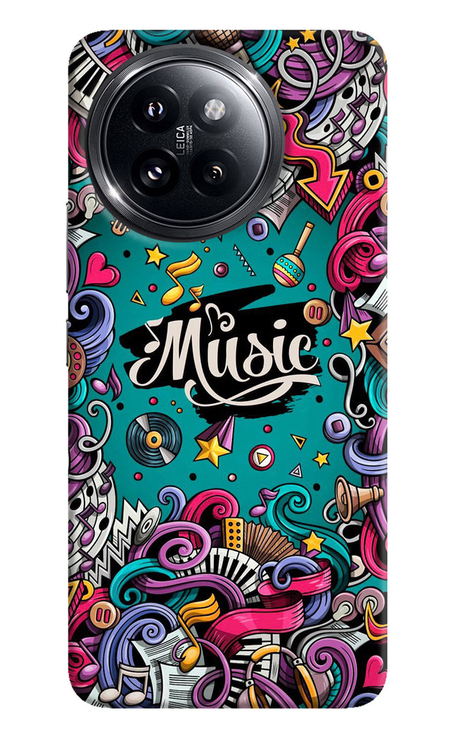 Music Graffiti Xiaomi 14 Civi Hard Case Back Cover by Casekaro