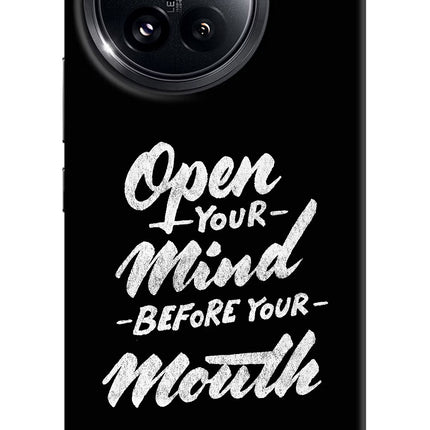 Open Your Mind Before Your Mouth Xiaomi 14 Civi Hard Case Back Cover by Casekaro