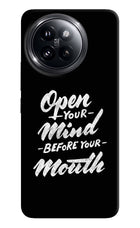 Open Your Mind Before Your Mouth Xiaomi 14 Civi Hard Case Back Cover by Casekaro