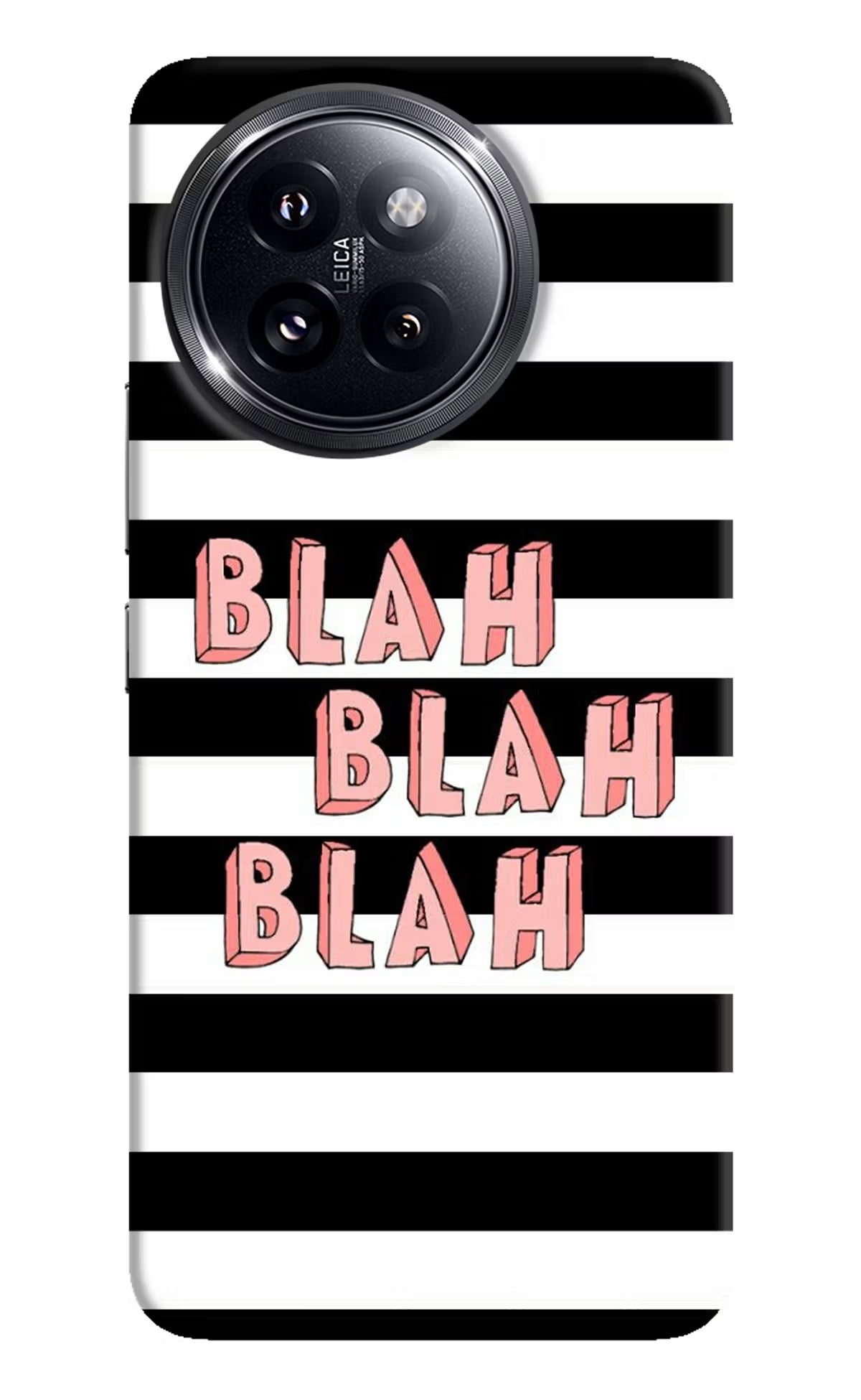 Blah Blah Blah Xiaomi 14 Civi Hard Case Back Cover by Casekaro
