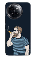 Smoking Xiaomi 14 Civi Hard Case Back Cover by Casekaro