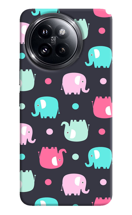 Elephants Xiaomi 14 Civi Hard Case Back Cover by Casekaro