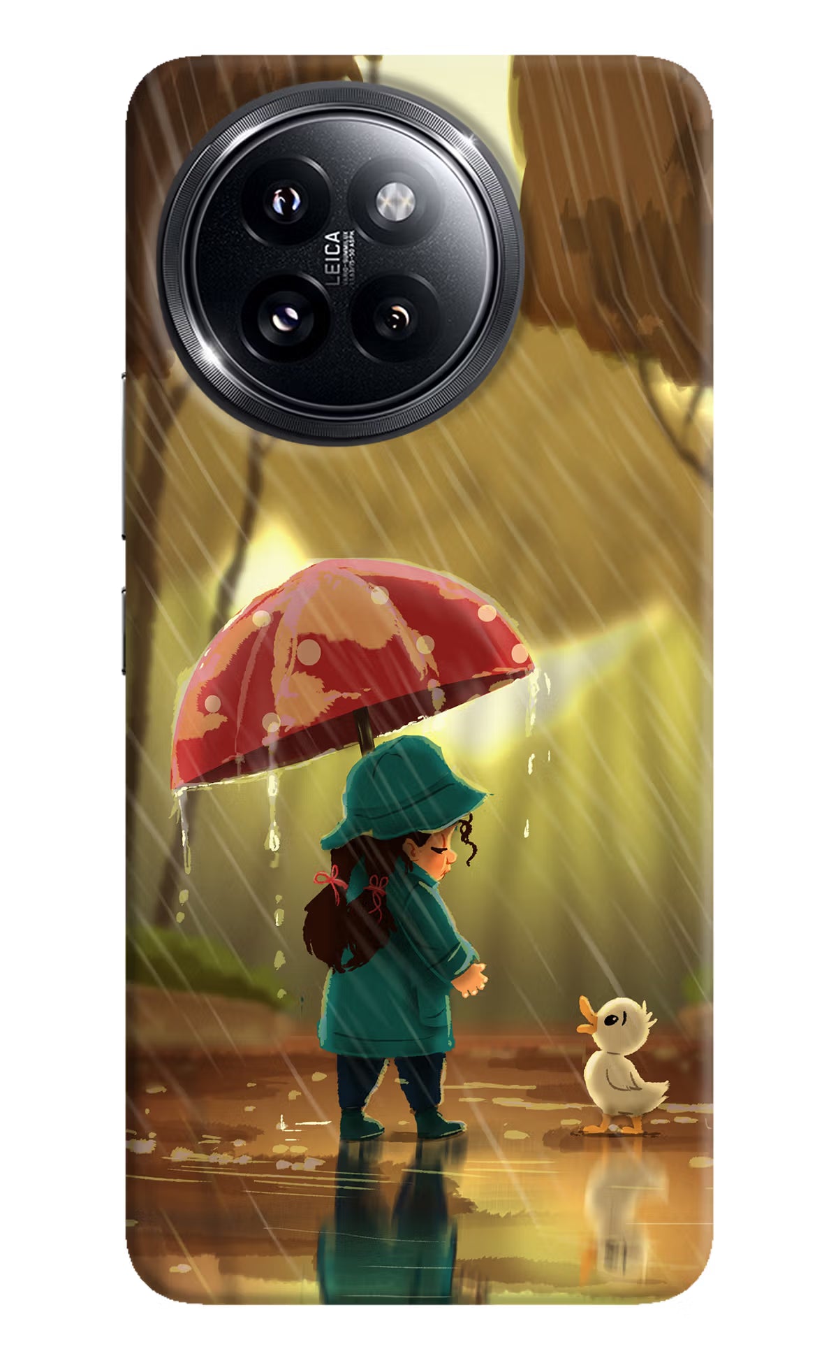 Rainy Day Xiaomi 14 Civi Hard Case Back Cover by Casekaro