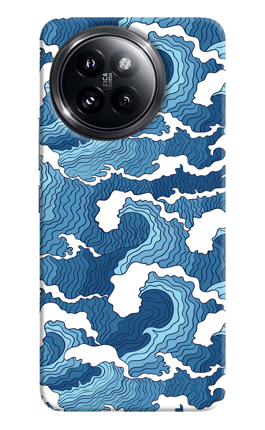 Blue Waves Xiaomi 14 Civi Hard Case Back Cover by Casekaro