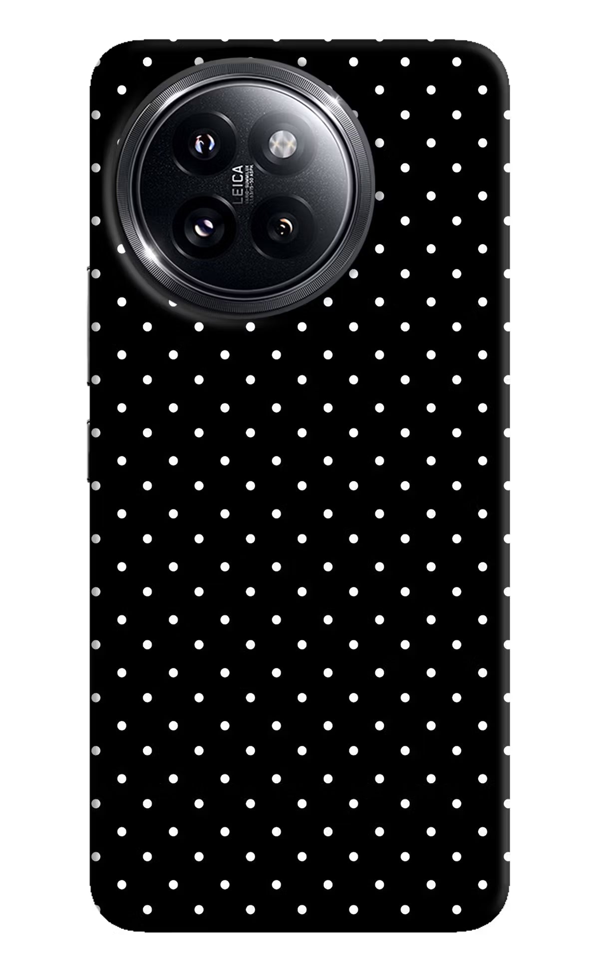 White Dots Xiaomi 14 Civi Hard Case Back Cover by Casekaro