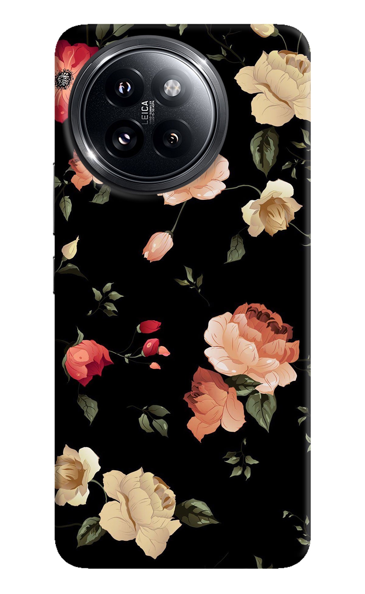 Flowers Xiaomi 14 Civi Back Cover