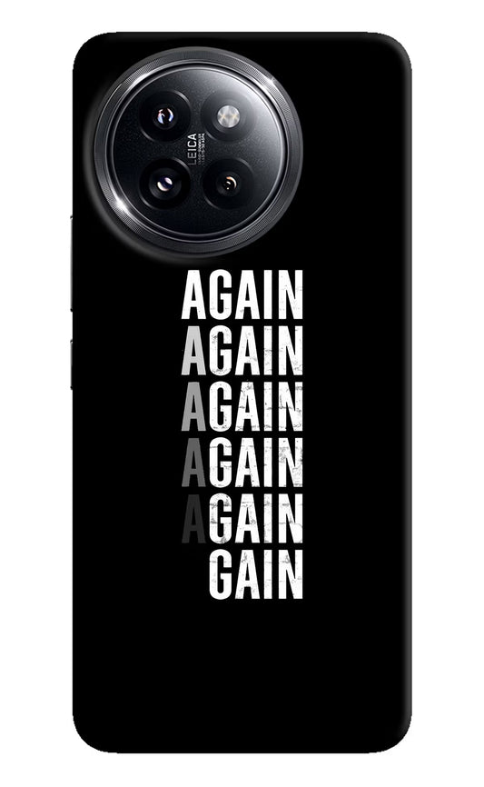 Again Again Gain Xiaomi 14 Civi Hard Case Back Cover by Casekaro